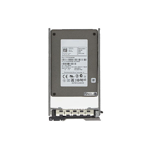 Dell 480GB Multi-Level Cell SATA 6Gb/s SSD for PowerEdge Servers, hot-pluggable 2.5-inch size